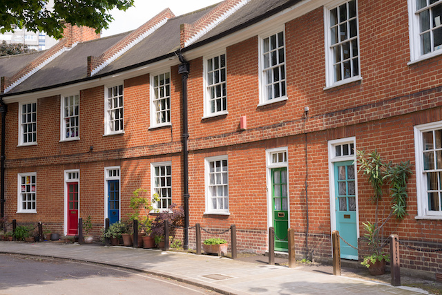 Image of a Row of houses in Richmond area, London